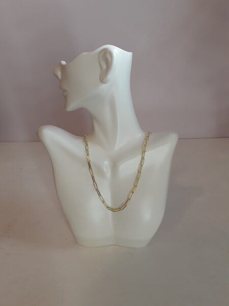 Gold Paperclip Necklace