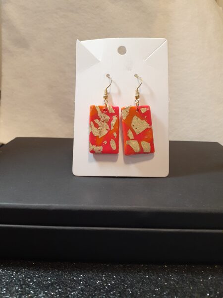 Peach/Orange Earrings