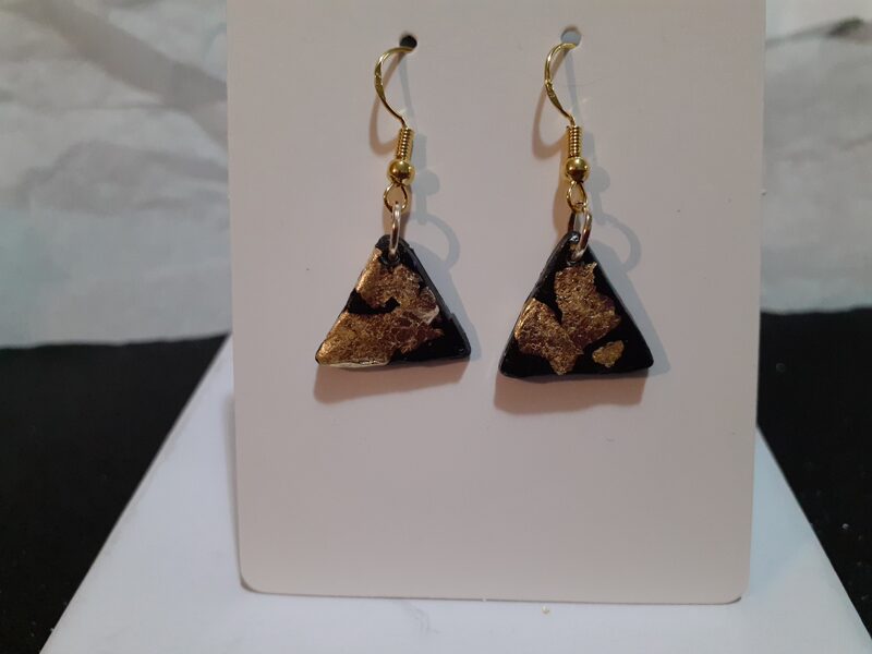 Black & Gold Earrings