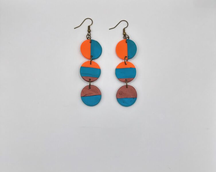 Tropez 3 Circle Drop Earrings