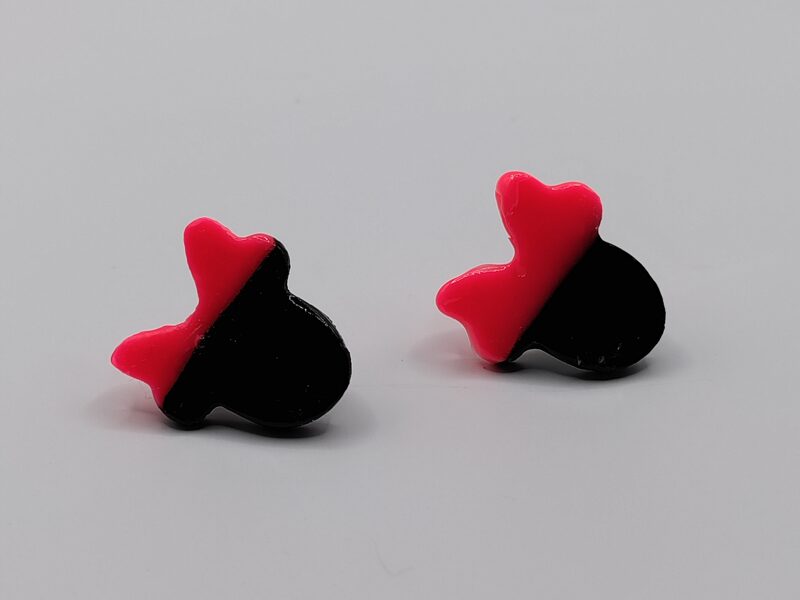 Stud Minnie Mouse earrings