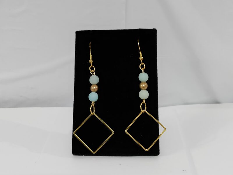 Natural Amazonite Earrings