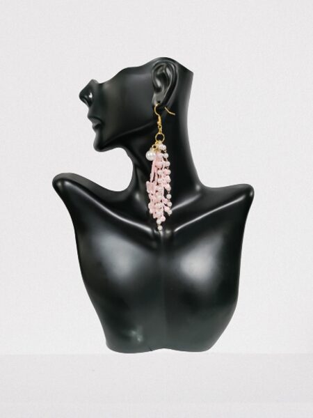 Pink floral and pearls